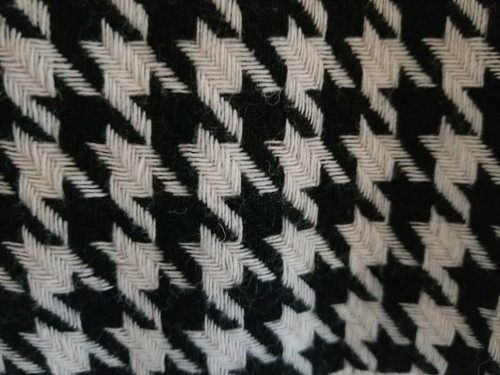 EUC XS houndstooth swing jacket coat blazer cropped rockabilly 50s Zara H&M Gap - Picture 9 of 12