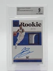 JALEN BRUNSON 2018-19 ENCASED RED ROOKIE RPA PATCH AUTO /25 #192 BGS 9 Q1778