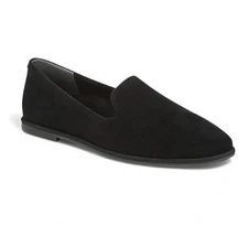 Antonio Melani Loafers 7.5 Black Suede Aaron Comfort Arch Support Flats $120