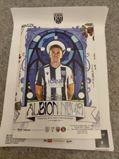 2025/26 West Bromwich Albion vs Charlton Programme & Teamsheet 24/02/2026