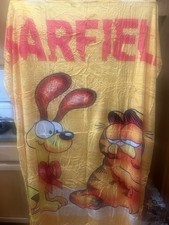 Garfield Blanket With Matching Book Bag
