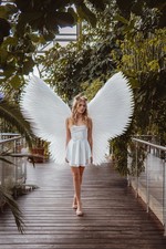 White Angel Wings Costume Adult Cosplay Wings