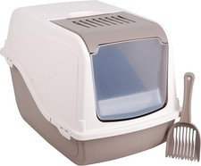 Large Premium Hooded Cat Litter Tray with scoop and filter option