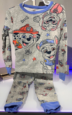 Kids Paw Patrol 2pc Long Sleeved Pajama Set, sz 5T (B09)