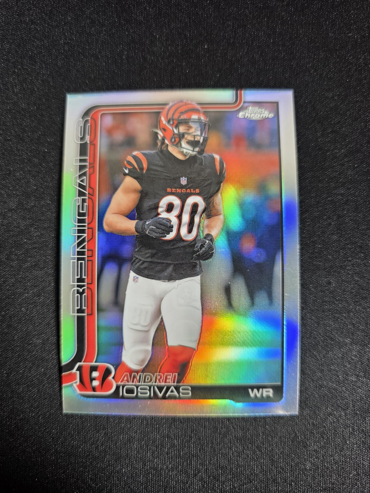 2025 Topps Chrome Andrei Iosivas #60 Refractor Bengals