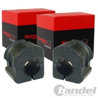 2X Metzger 19Mm Stabilager Vorne Beidseitig Passend FÜR Seat Cordoba Ibiza Inca