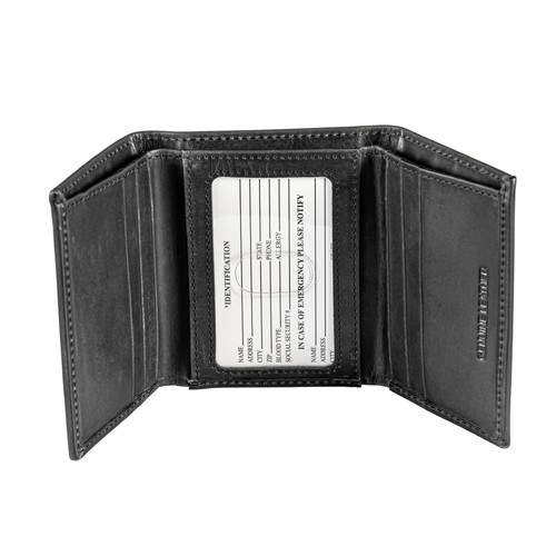 San Diego Padres Tri-Fold Wallet Black - Picture 3 of 5