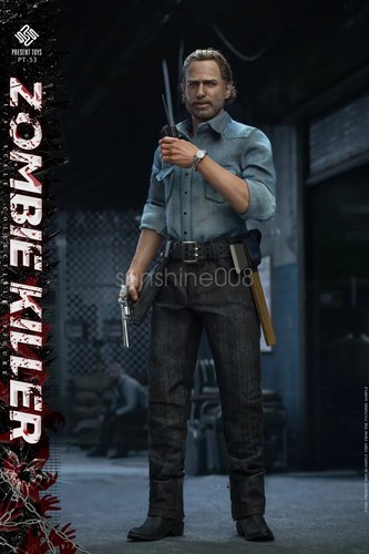 In stock New PRESENT TOYS PT-sp53 1/6 The Zombie Killer 12" Action Figure - Picture 11 of 14
