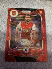 PABLO MARI ROOKIE  2021-22 Panini Prizm Premier League RED WAVE ARSENAL #198 SP