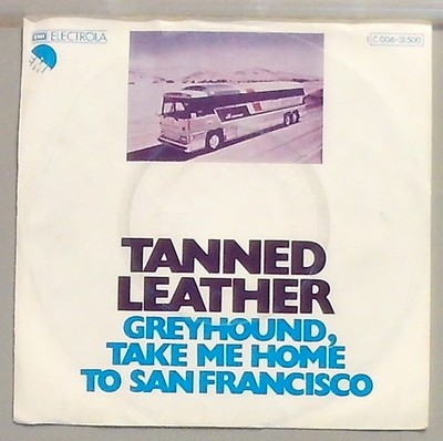 Tanned Leather  Greyhound take me Home to San Francisco