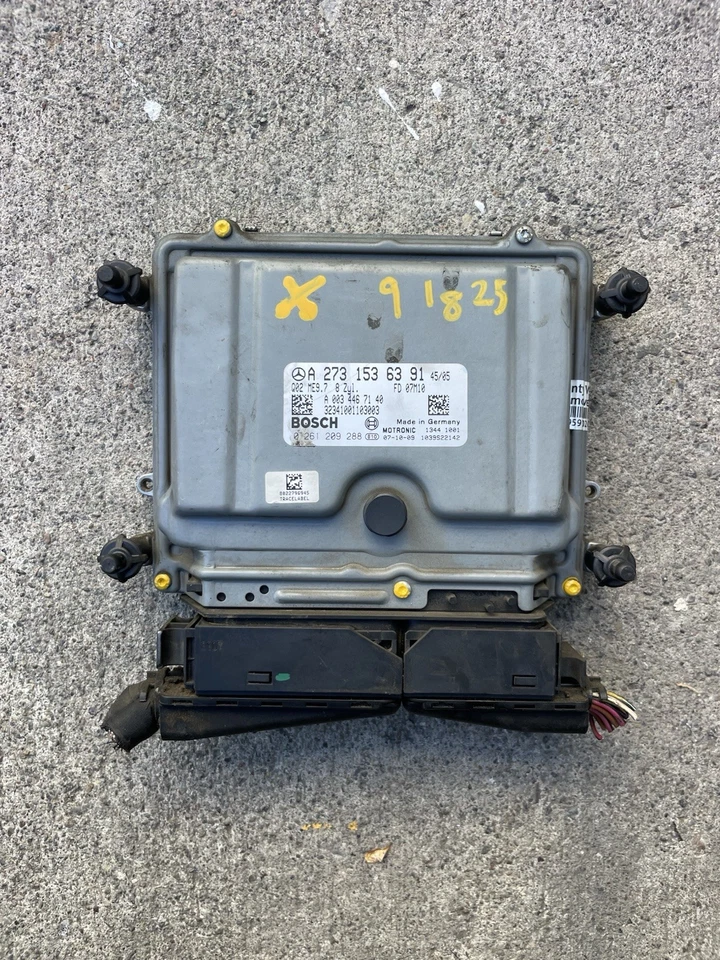 A 273 153 63 91 | 2008 梅赛德斯奔驰 GL450 发动机控制模块 ECM ECU 原始设备制造商 — 第 3/4 张图片
