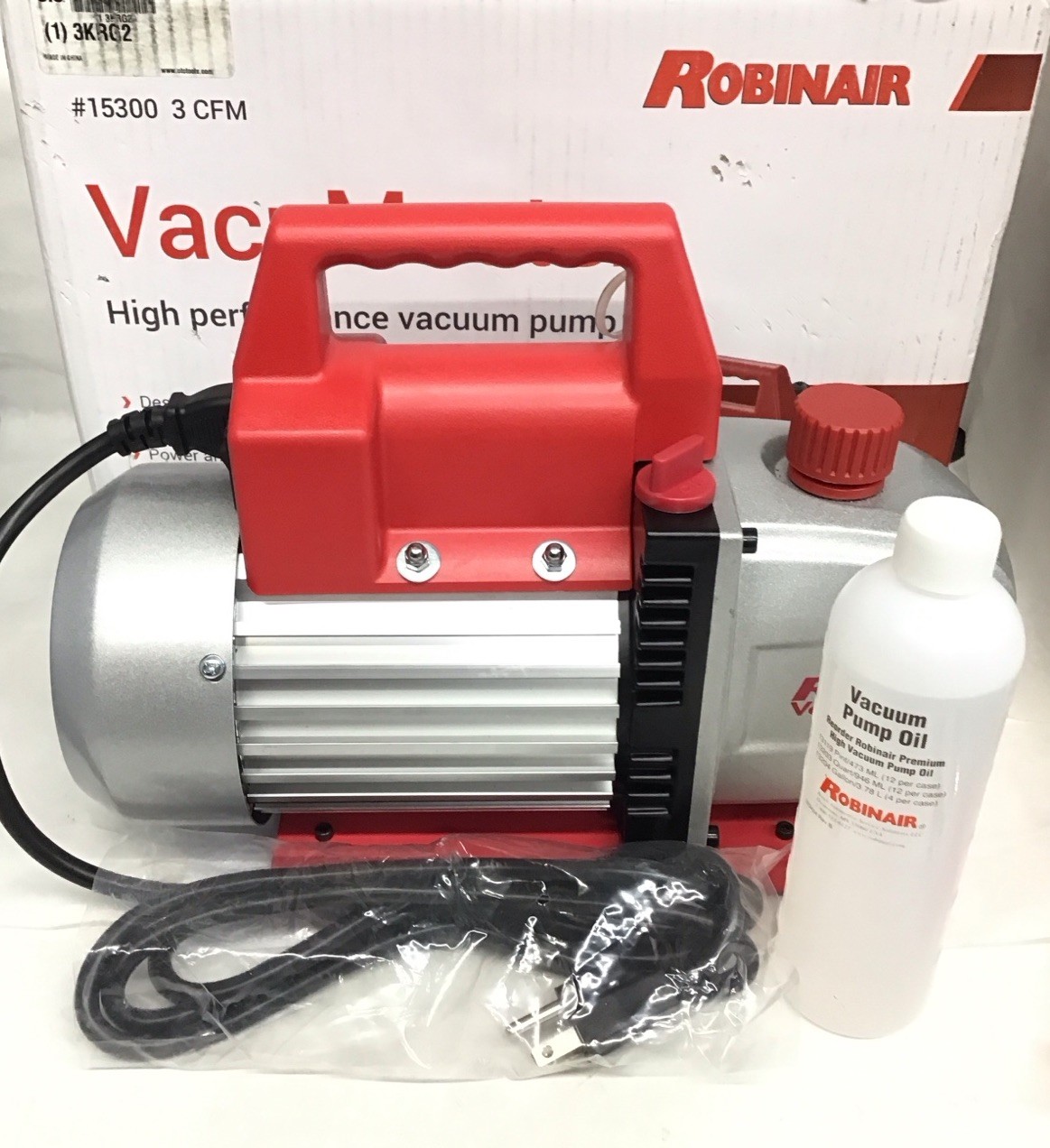 Robinair ROB-15300 () VacuMaster Economy Vacuum Pump - 2-Stage, 3 CFM