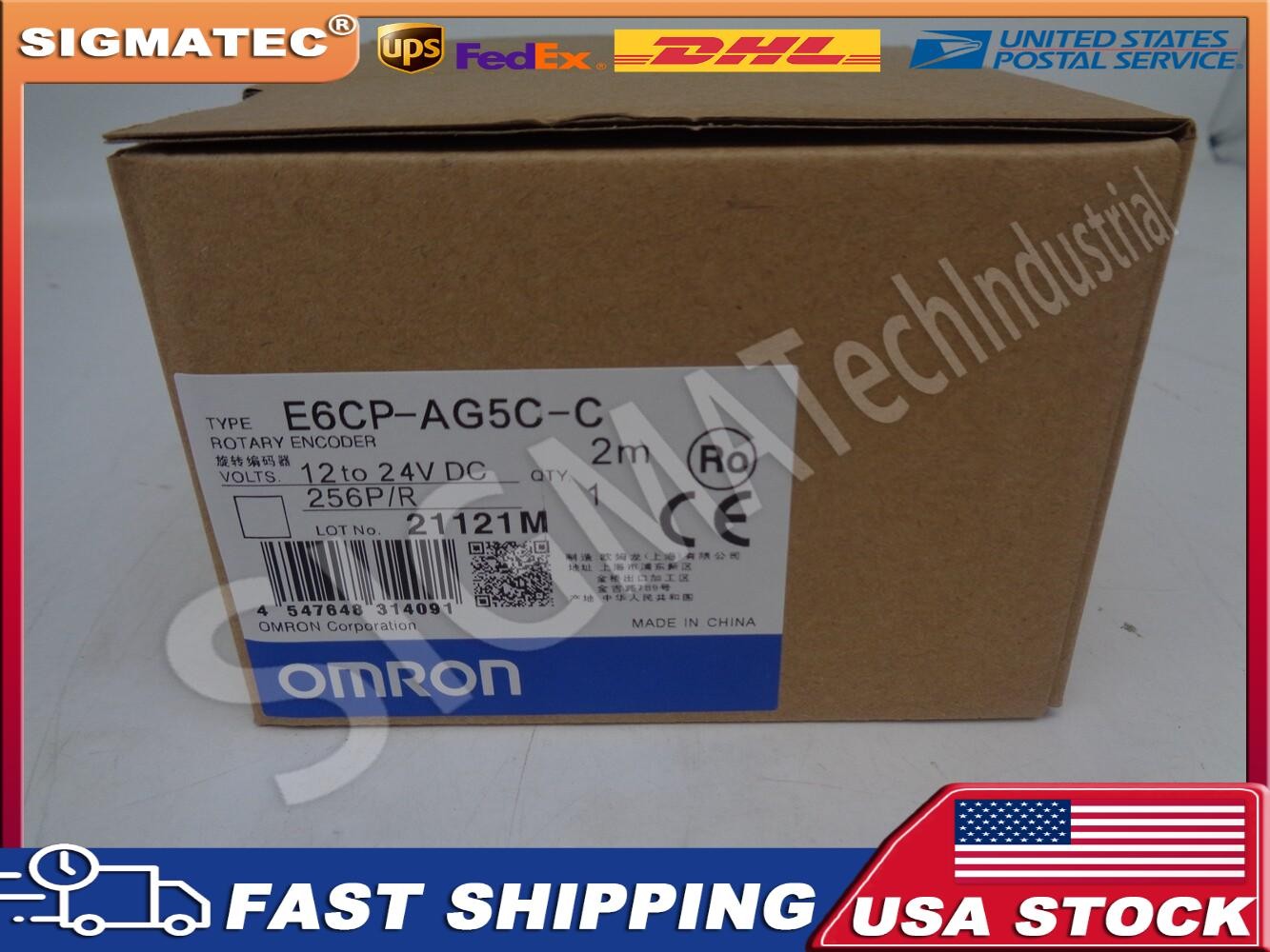 Omron E6CP-AG5C-C 256P/R Rotary Encoder New One Free Shipping E6CPAG5CC