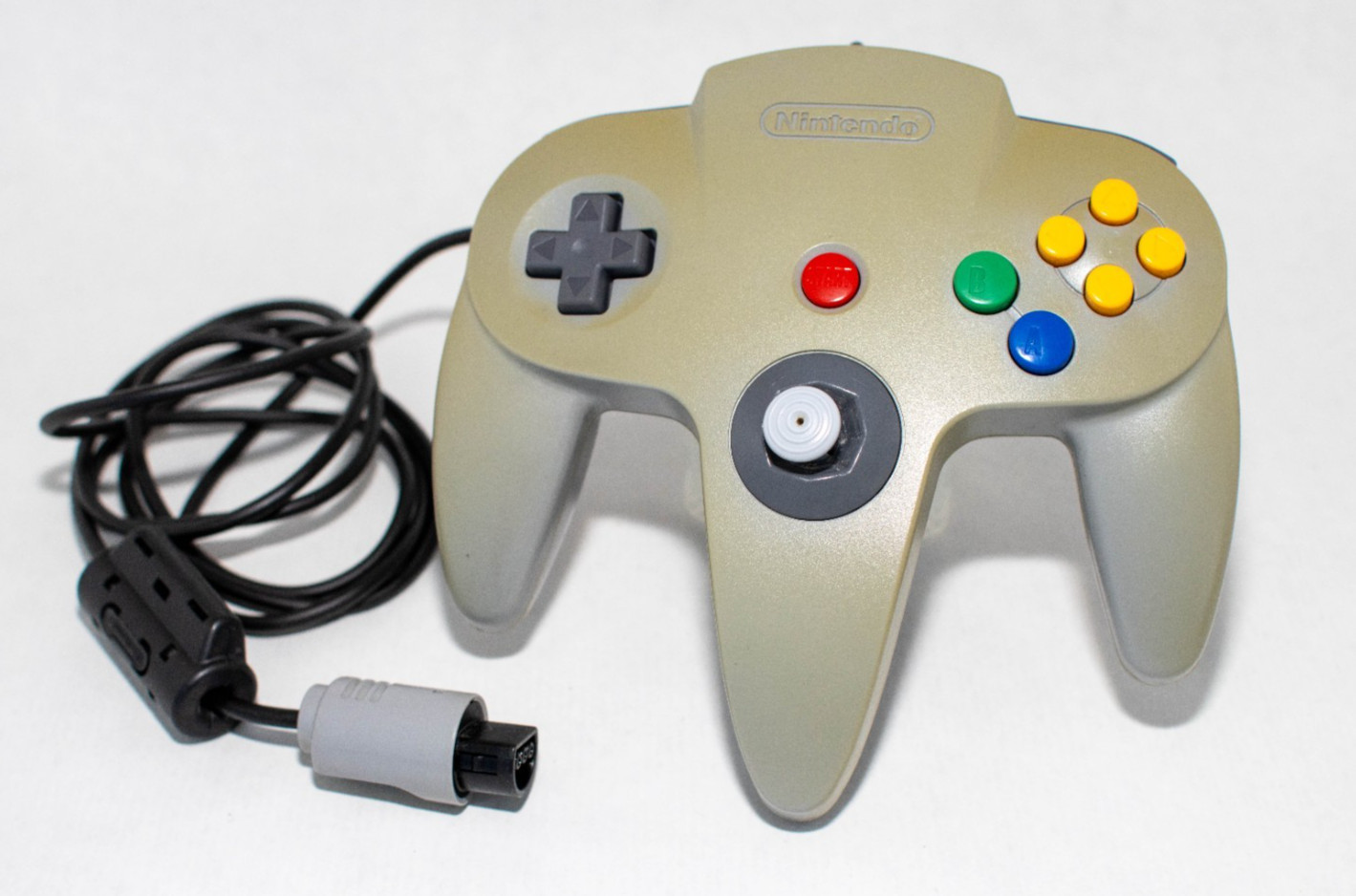 Manette Nintendo 64 / N64 / NUS-005 / Grise / Fonctionnelle