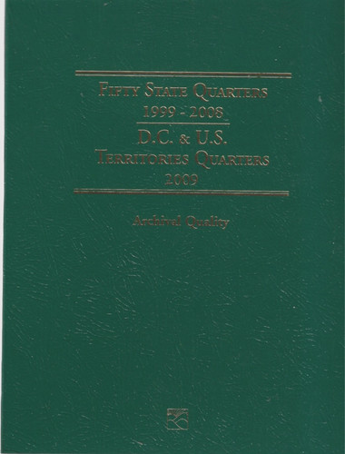 Fifty State Quarters 1999-2008 Folder Only, No Coins / Littleton Coin Co.