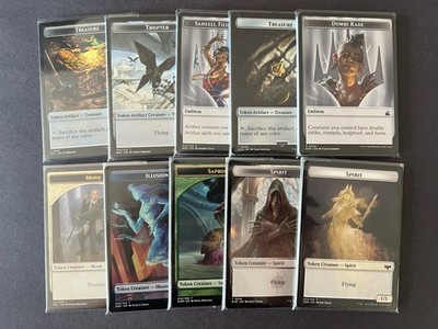 100 Set of Magic the Gathering Token Cards, Magic the Gathering Tokens, 100 Pack