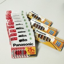130x Panasonic Batteries AA & AAA Job Lot Sealed Exp 2027–2032 BRAND NEW 0.22 per battery