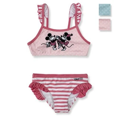Maillot De Bain Pour Fille Disney MINNIE Et MICKEY MOUSE 2 Pièces Mer 6138 - Photo 1/4