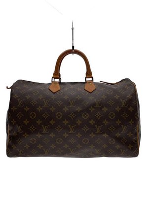 LOUIS VUITTON 1)Speedy 40 Monogram Canvas PVC BRW