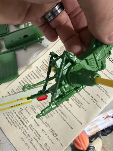 Vintage 1973 ERTL JOHN DEERE 4430 TRACTOR Blueprint Model Kit 8005 *open - Picture 10 of 15