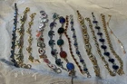 13 Vintage Bracelets Costume Jewelry