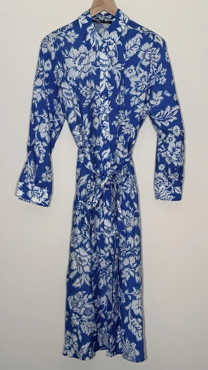 Zara Floral Shirt Dresses for sale