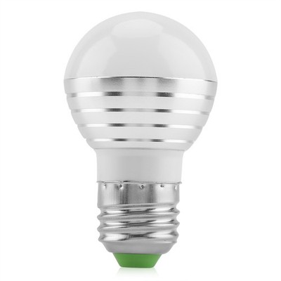 3W E27 Socket RGBW LED 16 Multi Color Changing Light Bulb Lamp With Remote