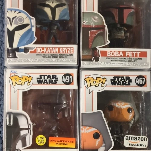 Funko Pop! Star Wars Mandalorian Amazon Exclusive #491 #462 #467 #463