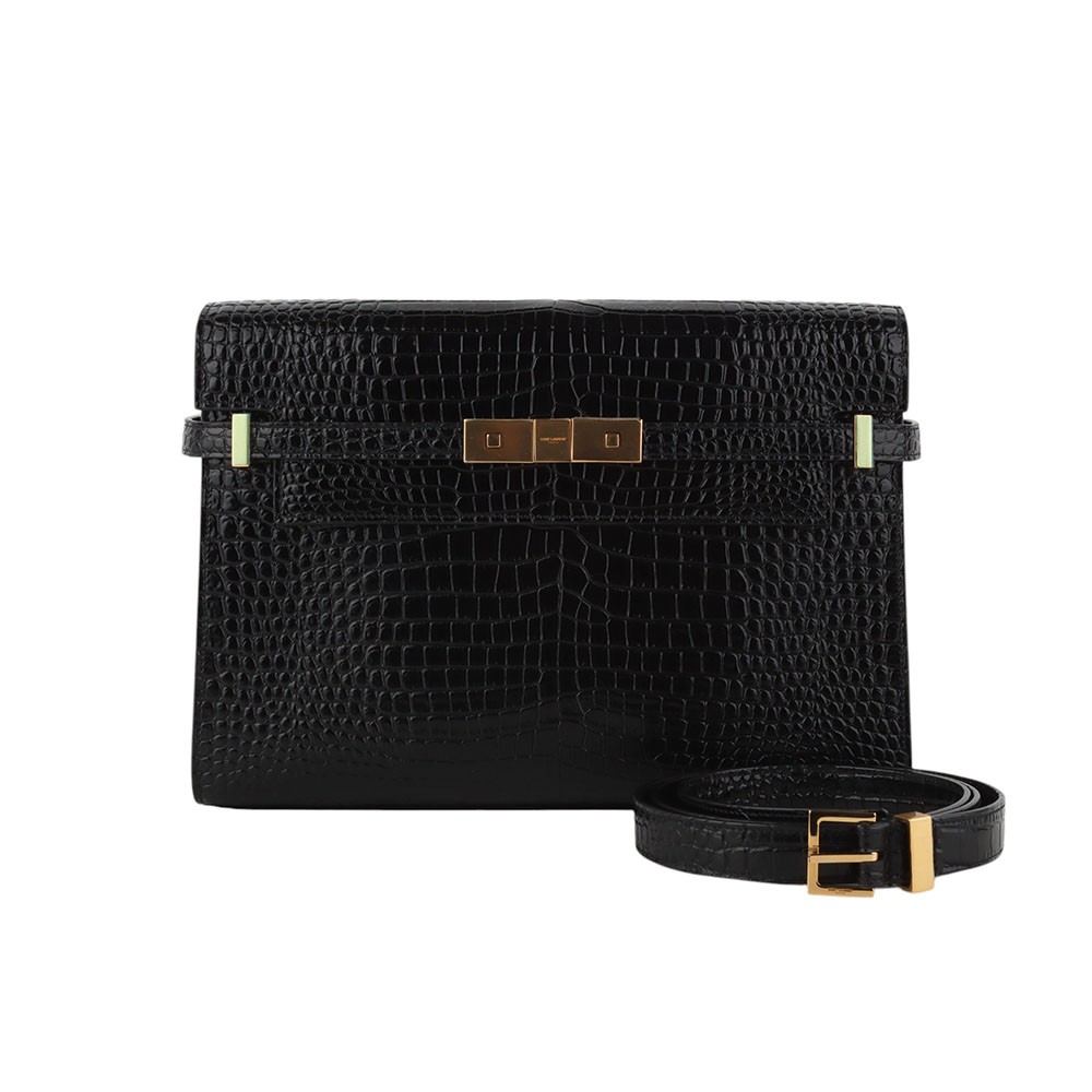 Borsa a tracolla Saint Laurent Manhattan in rilievo 579271 123541150