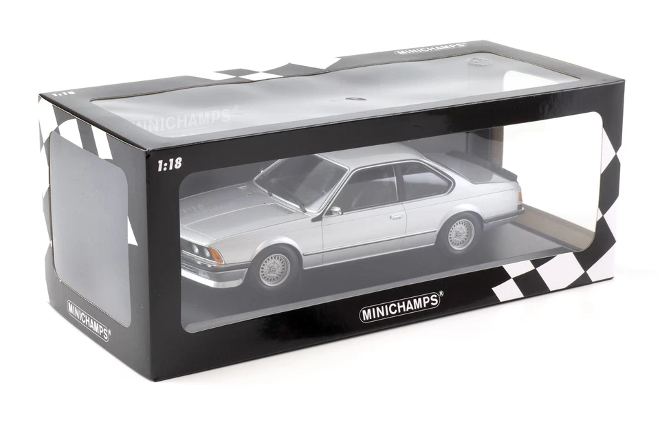 1:18 Minichamps BMW 635 CSI Coupé 1982 Argento Metallizzato - Immagine 4 di 4