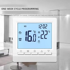 New Digital Gas Boiler Thermostat 3A Weekly Programmable Room Temperature Contro