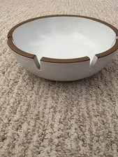 Vintage Heath Ceramics OPAQUE WHITE Round Ashtray 4 Notch 6.5 Inch Mint Cond