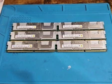 48GB (8GBx6) Samsung M395T1G60QJ4-CE68  PC2-5300F DDR2 667MHz ECC Server RAM