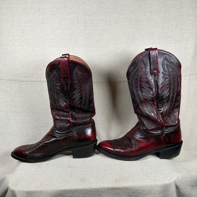 Lucchese 2000 Classic Black Cherry/Burgundy Leather Cowboy Boots men\'s s… il_340x270.7674777761_6nca.jpg main image 2