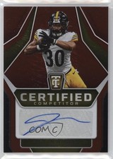 2024 Panini Totally Certified Competitor Auto Mirror Red /100 Jaylen Warren 1kc1