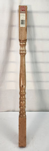 EMCO Stair Parts Charleston Oak Baluster Unfinished (Nominal 1-3/4" X 32") NOS