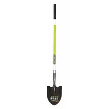 Seymour Midwest 49750Gra Round Point Shovel, 14 Ga #2 Blade, Steel Blade,
