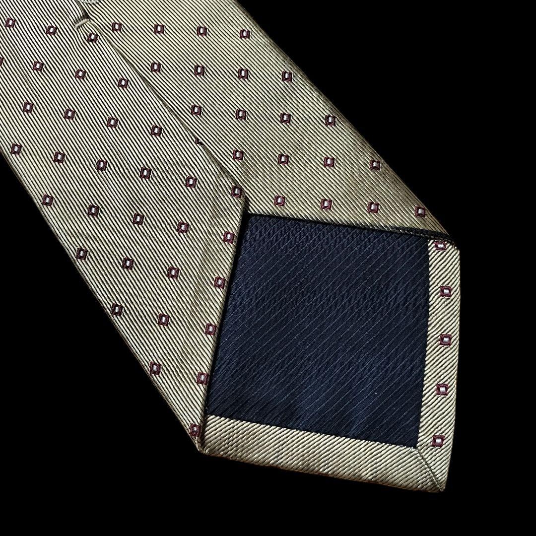 JPRESS Brown Dot Pattern Tie Classic Necktie Used - image 7