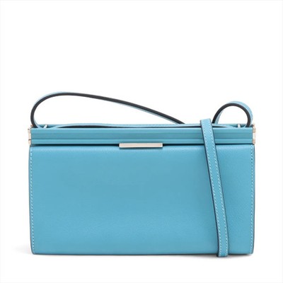 Hermès Clic H 21 Evercolor Blue du nord Silver Metal Fittings D: 2019