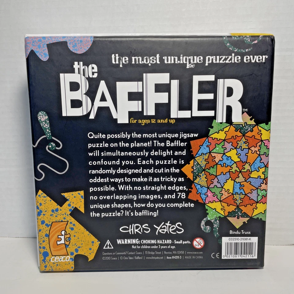 The Baffler Puzzle by Chris Yates Unique 78 Piece Bindu Truss - Image 3 of 4