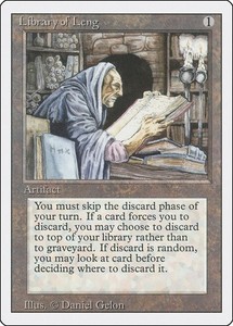 Library of Leng - Revised Edition (3rd Edition) - MTG Uncommon Artifact
