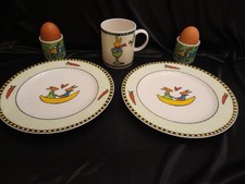 Rosenthal studio-linie 1 Kaffeebecher 2 Teller 2 Eierbecher Oster-Hasen-Geschirr