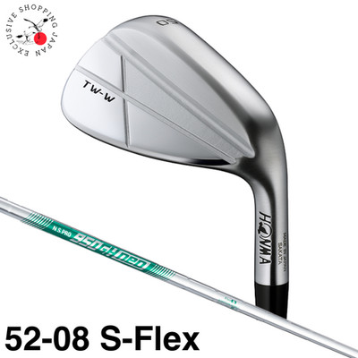 HONMA TW-W 2024 Chrome Wedge 52-08 I-Sole S-Flex N.S.PRO 950GH neo Steel Shaft