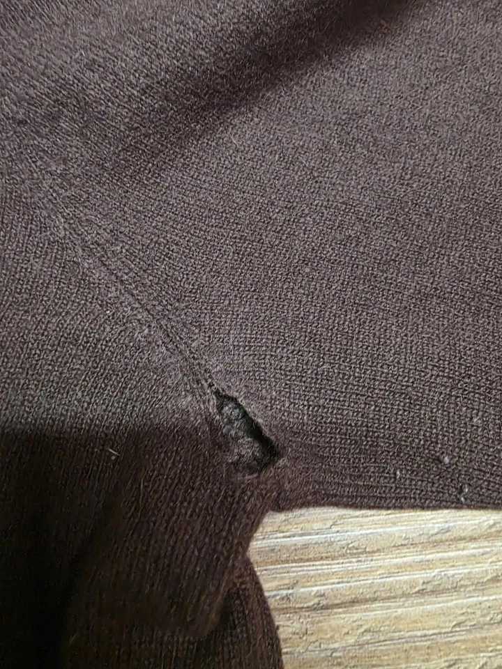 Suéter Ralph Lauren Retriever Perro Cuello Alto Lana Cachemira De Colección S P/P Defecto Foto 3 de 4