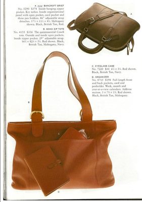 COACH VTG #4155 Soho Leather Large Zip Tote/Shoulder Bag, 90s, USA