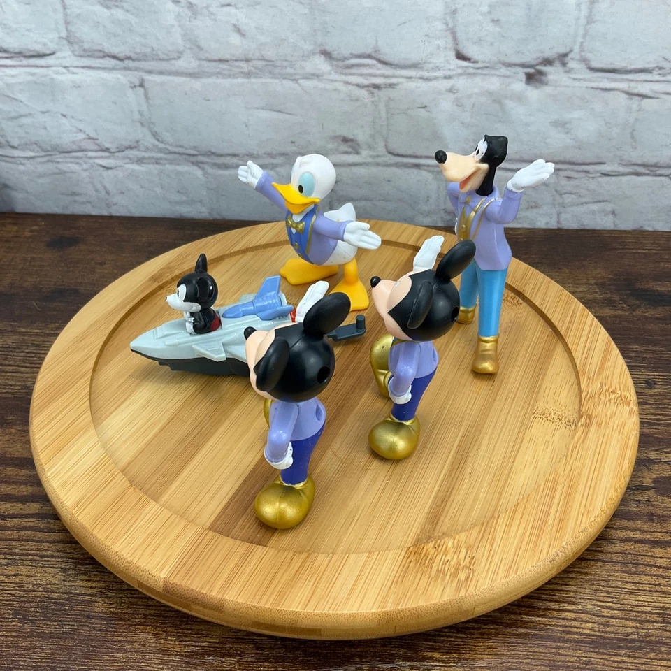 Bonecos vintage Disney Applause Mickey Mouse Donald Pateta Avião McDonald's - Imagem 2 de 4
