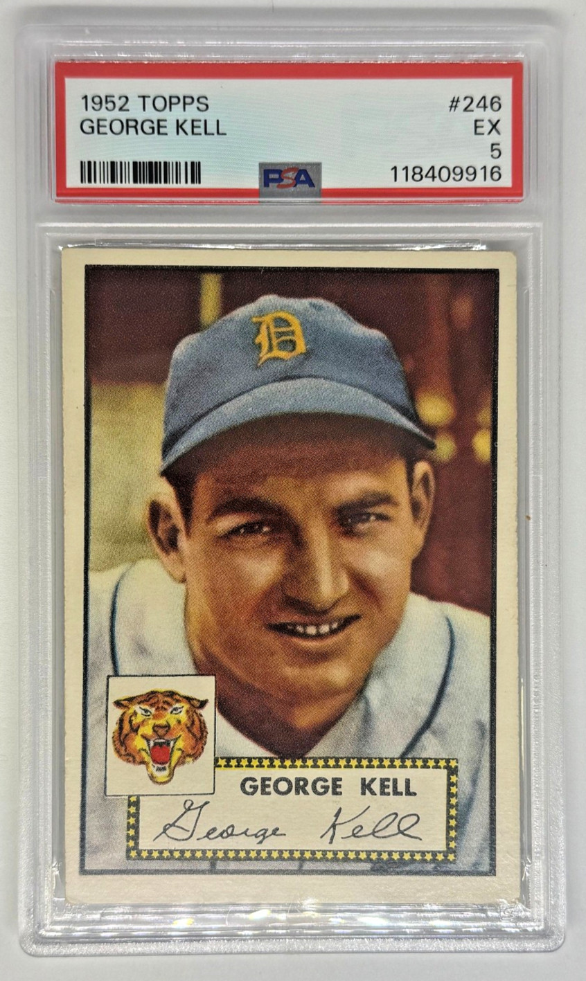 1952 Topps George Kell #246 -PSA 5