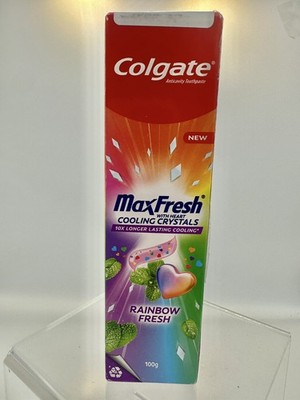 Colgate Maxfresh Rainbow Fresh with HEART Shaped Crystals! Exp 11/2028