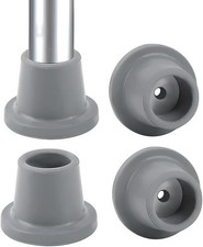 1-1/8 Inch Replacement Feet for Shower Chair Bath Seat, 4 Gray 1-1/8" I.d