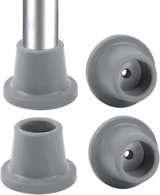 VIADOM 1-1/8 Inch Replacement Feet for Shower Chair Bath Seat, 4 Gray 1-1/8" I.d